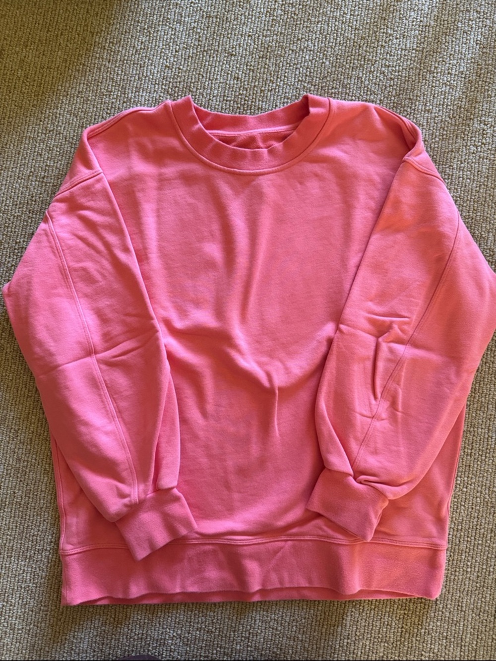 lululemon athletica Pink Crewneck Sweatshirt